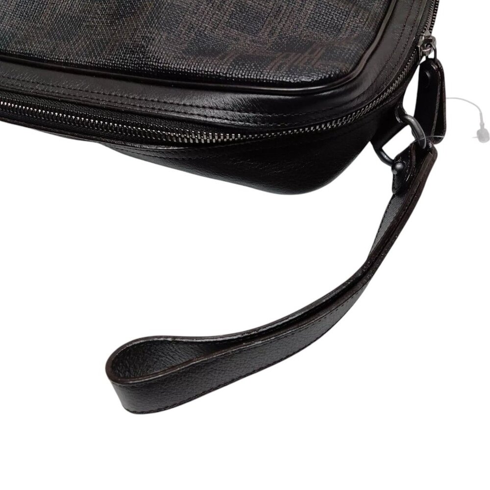 700165BC (L1) Dunhill Clutch Bag Brown PVC - Picture 3 of 9